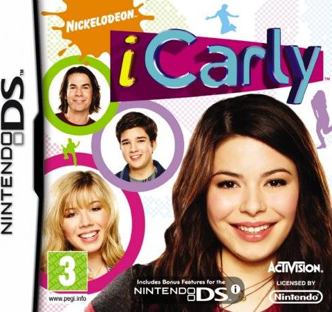 iCarly box art for Nintendo DS